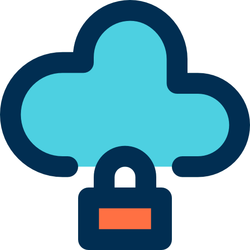 Cloud lock icon