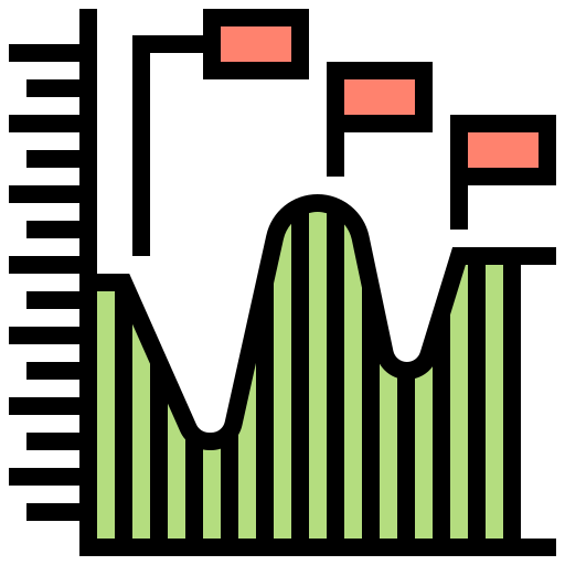 Progress chart icon