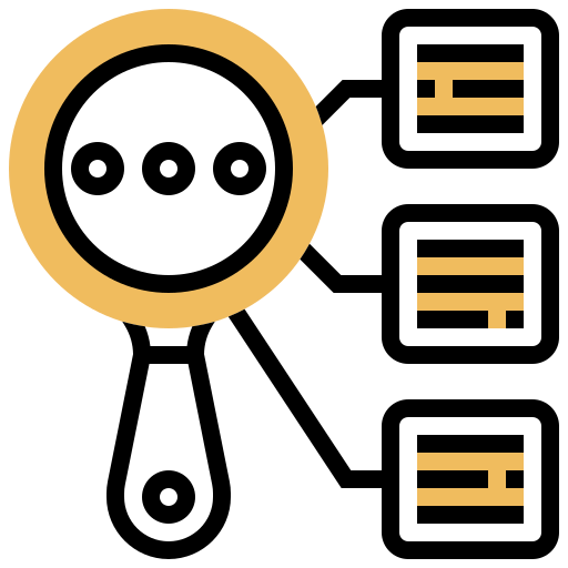 Data classification icon