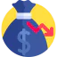 Money loss icon 64x64