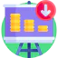 Money loss icon 64x64