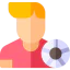 Football player icon 64x64