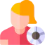 Football player icon 64x64