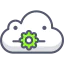 Cloud computing icon 64x64