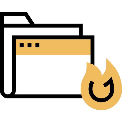 Infected folder icon