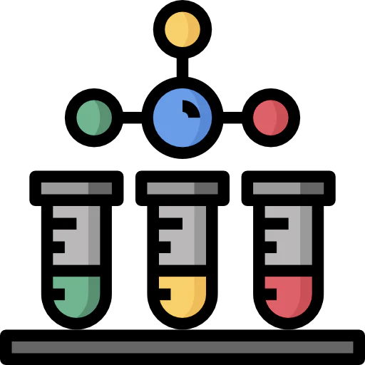Test tubes icon