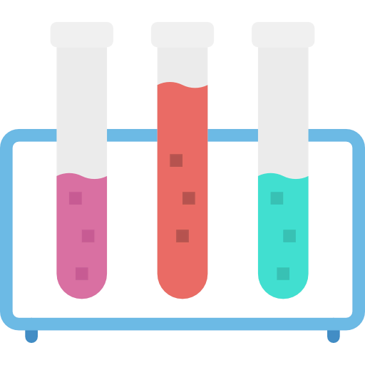Test tubes icon