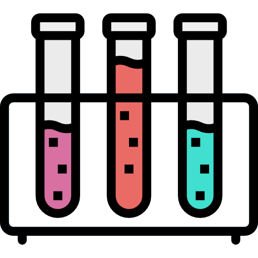 Test tubes icon