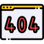 404 error icon 64x64