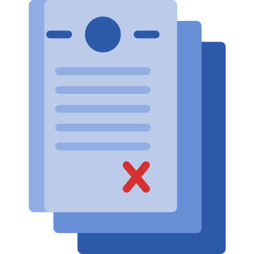 Rejected icon