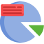 Pie chart icon 64x64