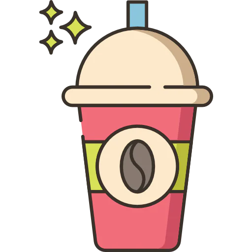 Iced coffee icon