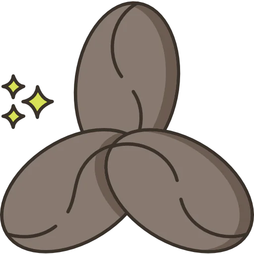 Coffee beans icon