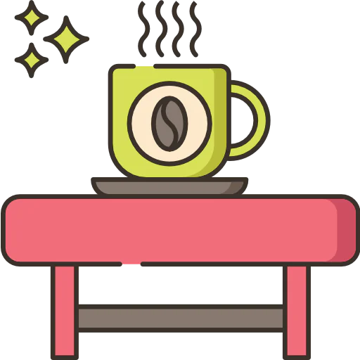 Coffee table icon