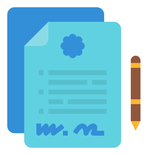 Contract icon