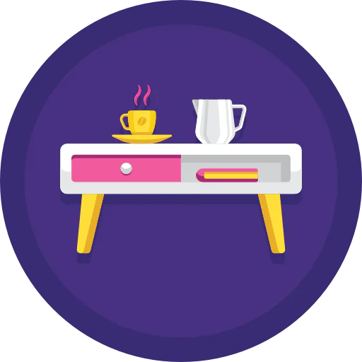 Coffee table icon