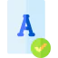Letter a icon 64x64