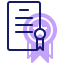 Certificate file icon 64x64