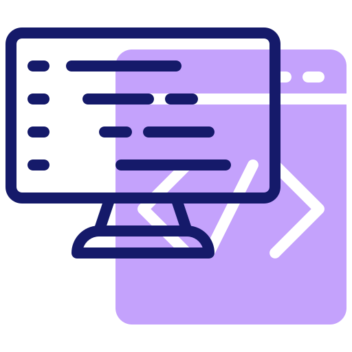 Web coding icône