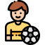 Soccer player icon 64x64