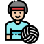 Volleyball player icon 64x64