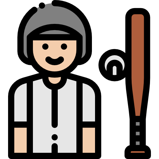 Baseball player icon