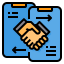Handshake icon 64x64