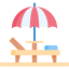 Sun umbrella ícono 64x64