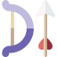 Bow and arrow ícono 64x64