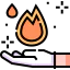Flame icon 64x64