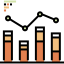Bar chart icon 64x64