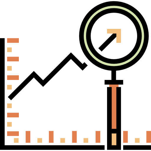Line chart icon
