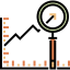 Line chart icon 64x64