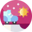 Roller skates icon 64x64