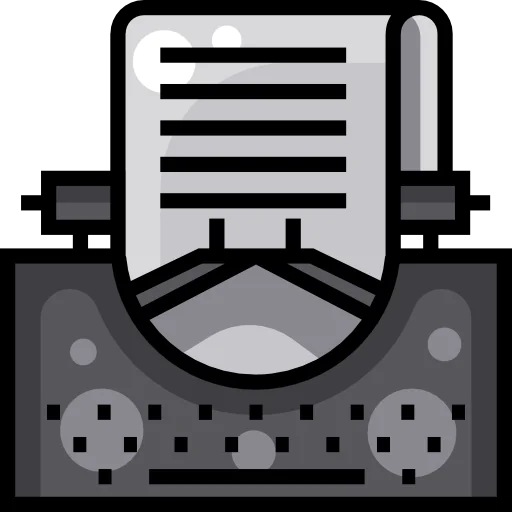 Typewriter icon