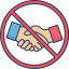No handshake ícono 64x64