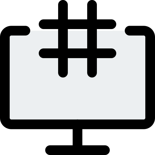 Hashtag icon