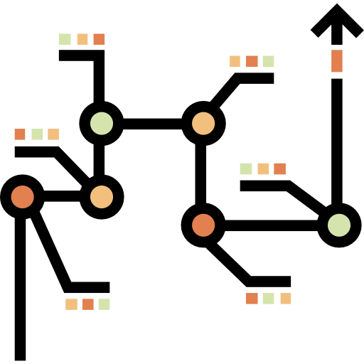 Line chart icon