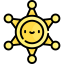 Sheriff badge icon 64x64