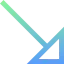 Diagonal arrow icon 64x64