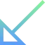 Diagonal arrow icon 64x64