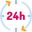 24 hours Symbol 64x64