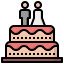 Wedding cake 상 64x64