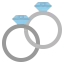 Wedding ring icon 64x64