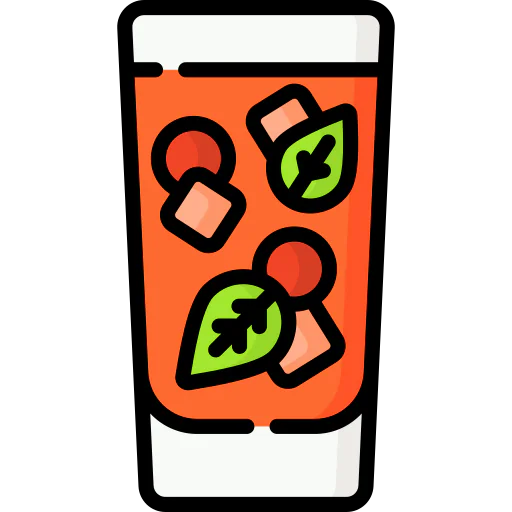 Raspberry mojito icon