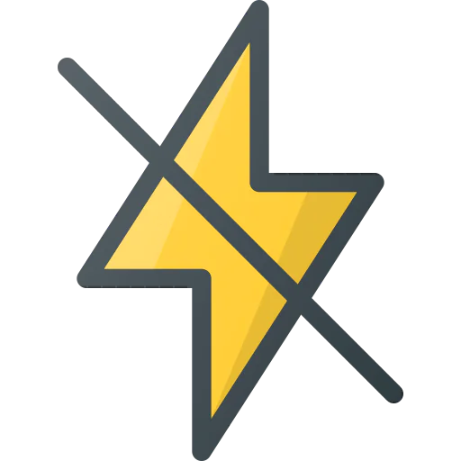 Flash off Symbol