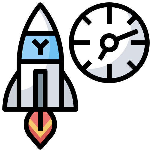 Rocket launch icon