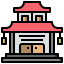 Chinese temple icon 64x64