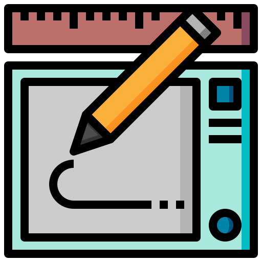 Graphic tablet icon