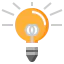 Lightbulb icon 64x64